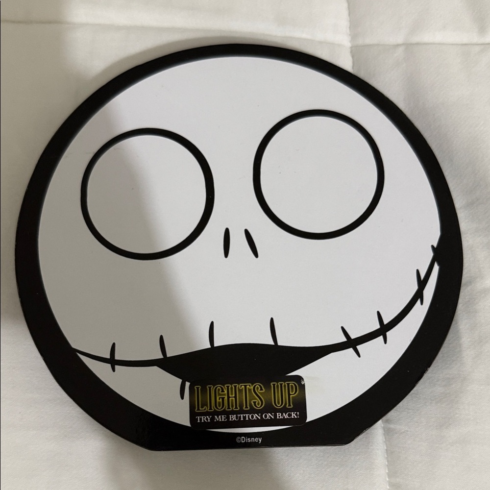 Disney Black and White Jack Skellington Light-Up Face